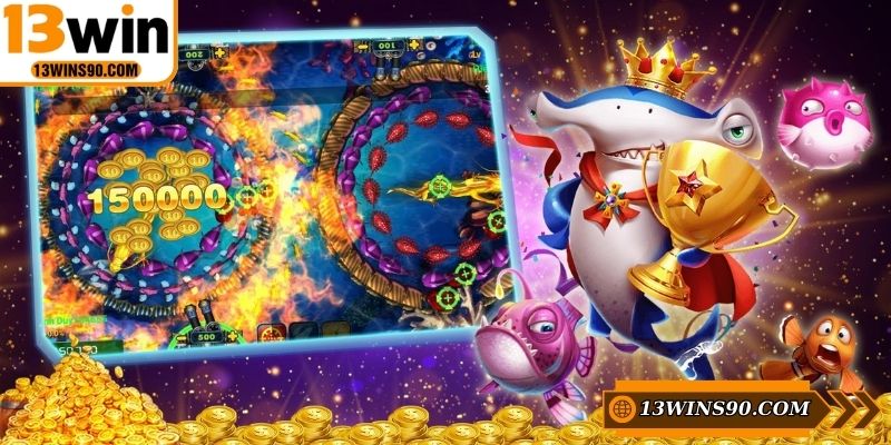 Xả đạn vào góc màn hình khi cá chuẩn bị bơi ra